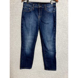 GUESS Los Angeles Jeans Capri Women 28 (31x24 Actual) Regular Denim Casual Blue